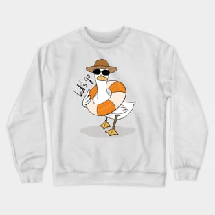 Let's go Summer Doo Doo duck Crewneck Sweatshirt